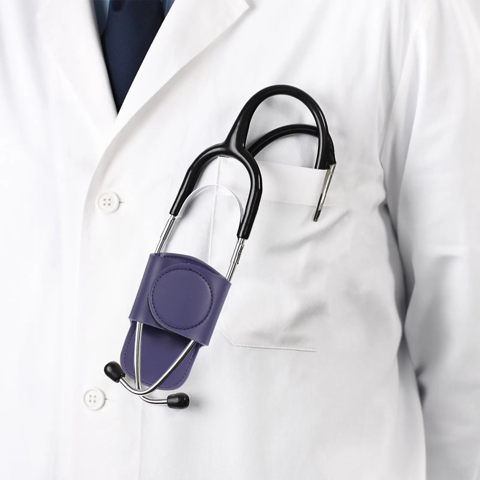 Stethoscope Holder Clip Portable Waistband Fixing Design for Professionals Easy One Hand Operation Stethoscope