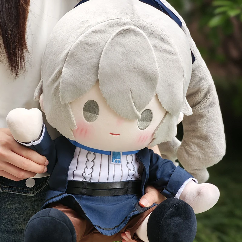 Game Honkai Impact 3 Bronya Zaychik Cotton Doll Clothes Adjustable Sitting Posture Plush Pillows Fans Birthday Gift 40cm