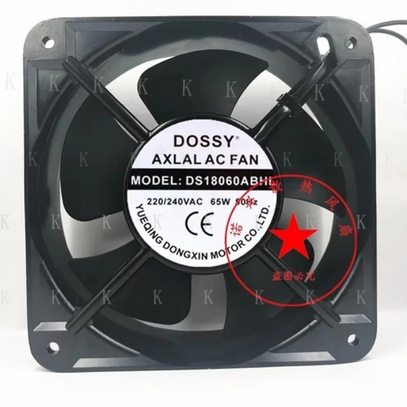 

C FOR DOSSY DS18060ABHL AC220V/240V 65W 18060 18CM Cooling Fan