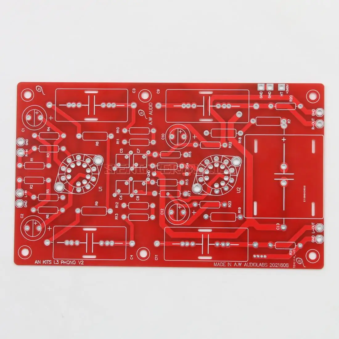 HiFi 12AX7+6922 Tube RIAA MM Phono Amplifier Board PCB DIY Reference AudioNote Circuit