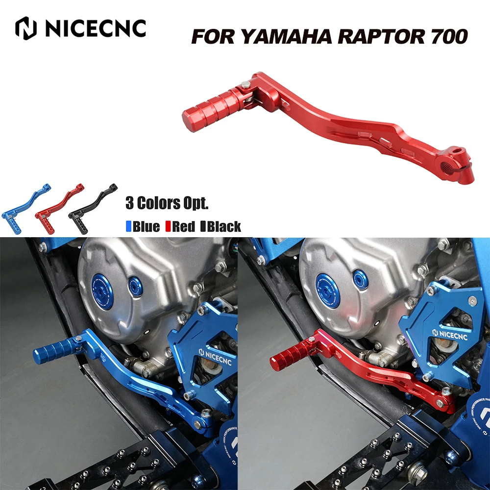 

NiceCNC For Yamaha Raptor 700 2006-2024 Shifter Shift Level Pedal ATV For Yamaha Raptor 700R 2011-2024 6061-T6 Aluminum