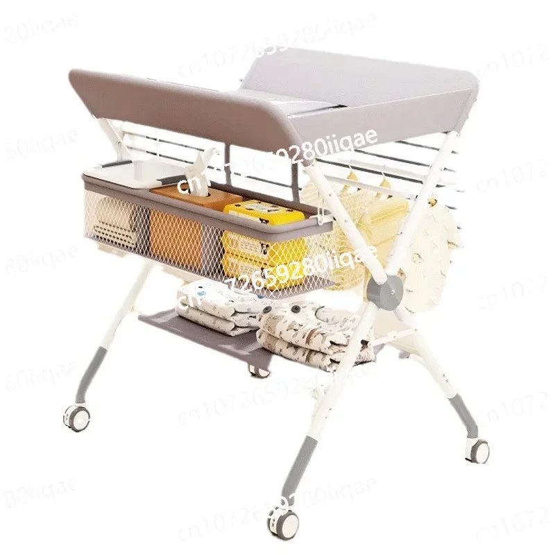 Baby Foldable Multifunctional Diaper Changing Table Bath Massage Touch Table