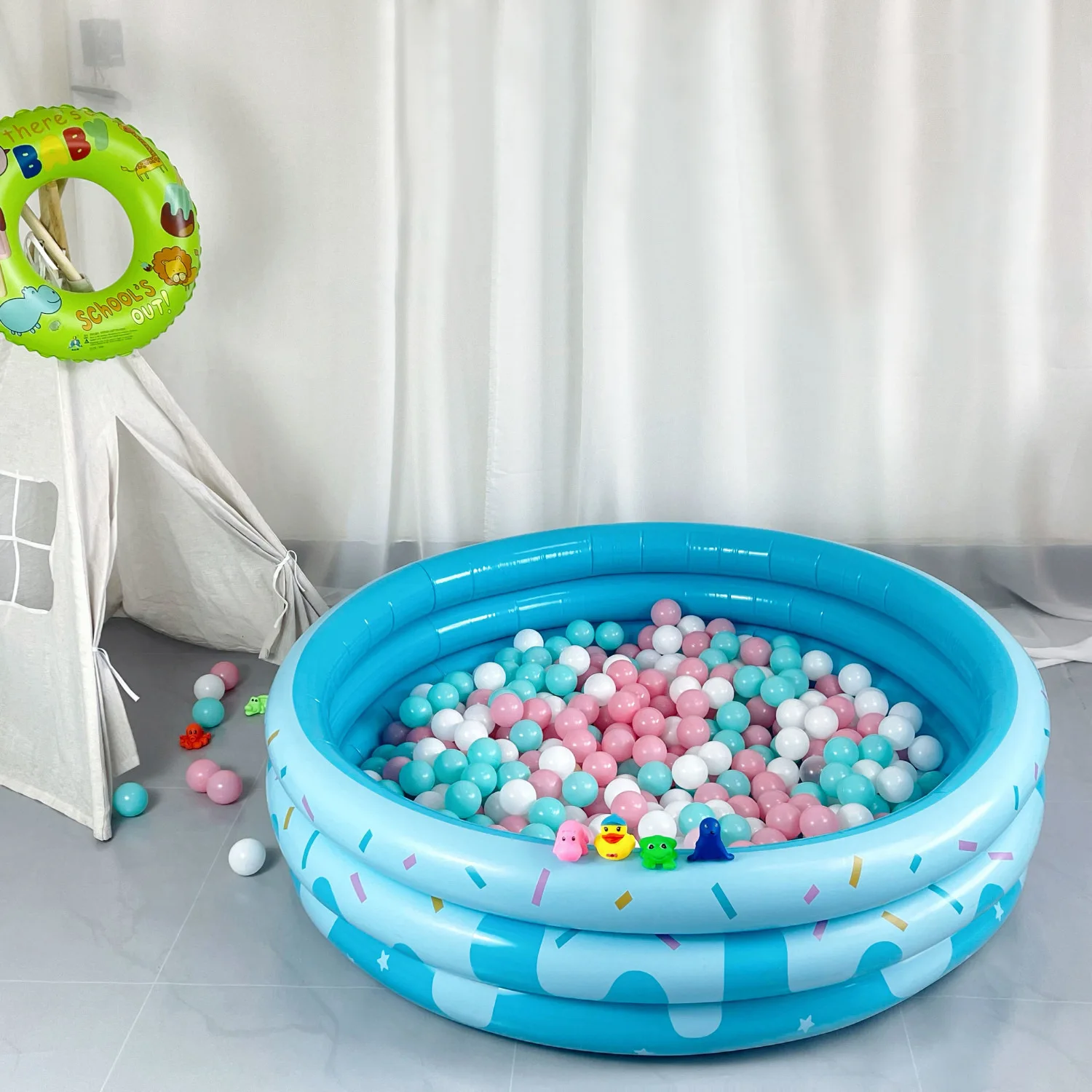 طوافات حمام السباحة نفخ اللعب متعة المياه البلاستيكية تضخيم صالة العائمة الصيف الأطفال حمام حمامات السباحة شاطئ البحر حديقة اللعب