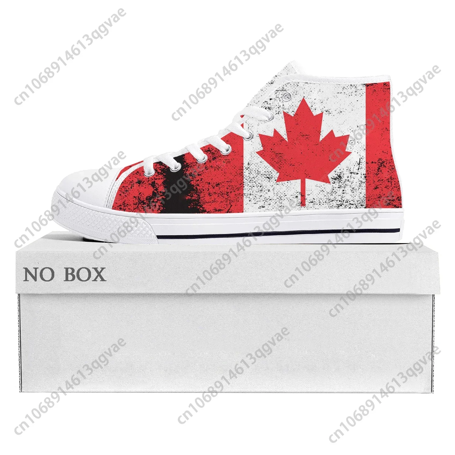 

Canadian Flag High Top High Quality Sneakers Mens Womens Teenager Canvas Sneaker Canada Casual Couple Shoes Custom Shoe