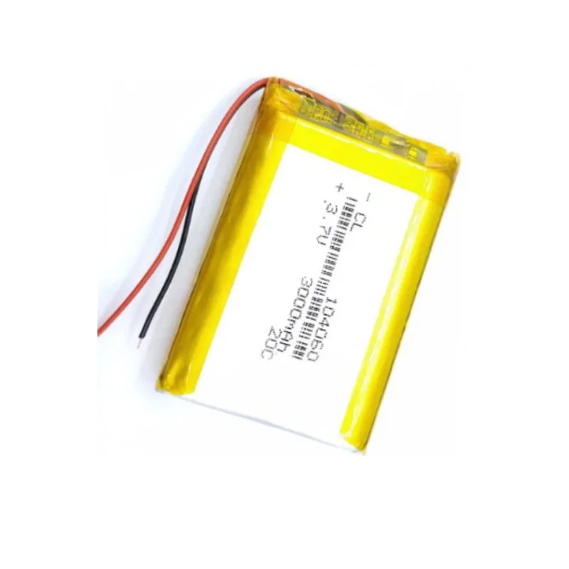 104060 974058 3000mah 3.7V lithium Polymer Batteries for Massage Meter Navigator Aeromodelling Rechargeable