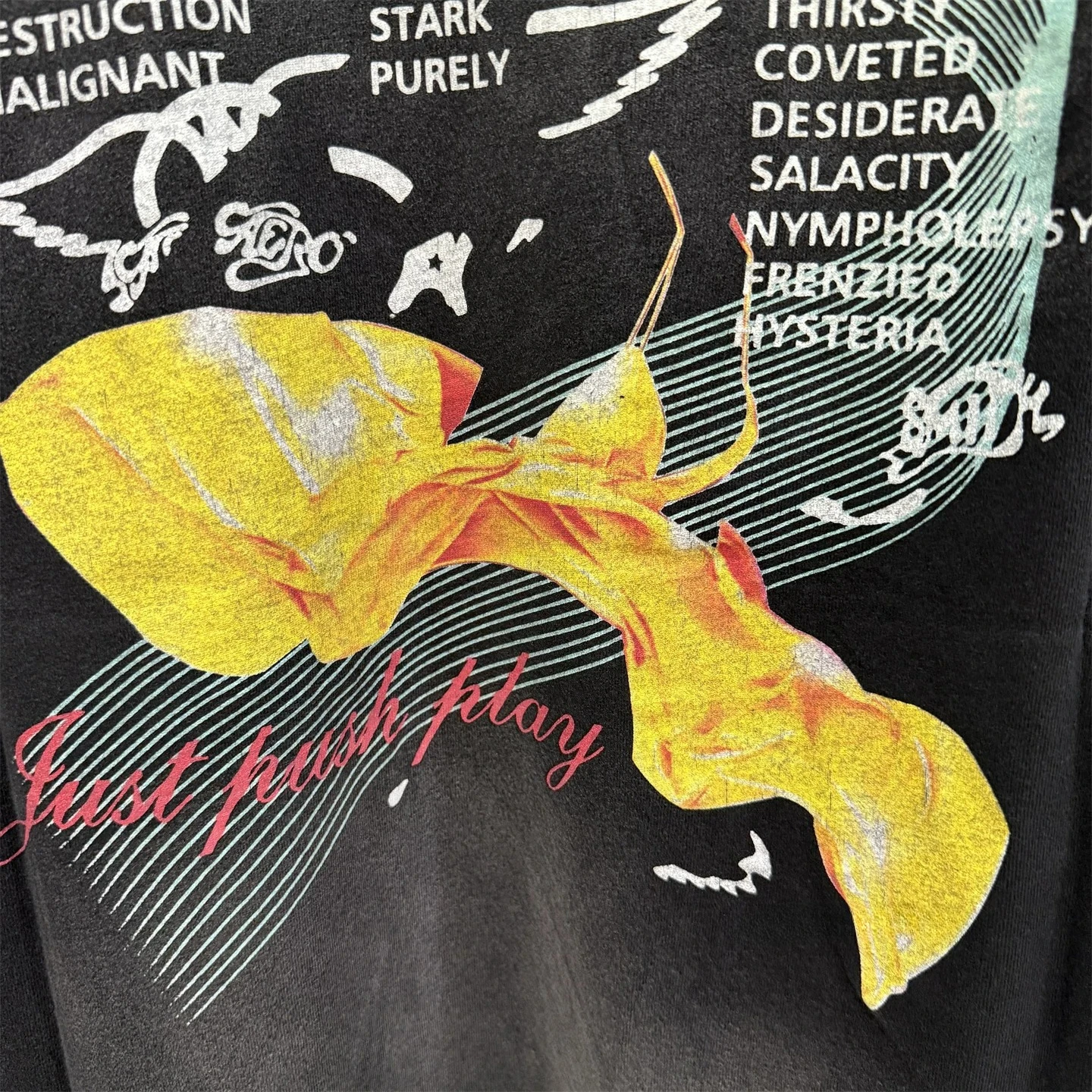 Make Old Tops Mechanical Ji Letter Printing 280g Pure Cotton Fabric Heavy Washing Tee New Vintage Outdoor Long T-shirt for Men
