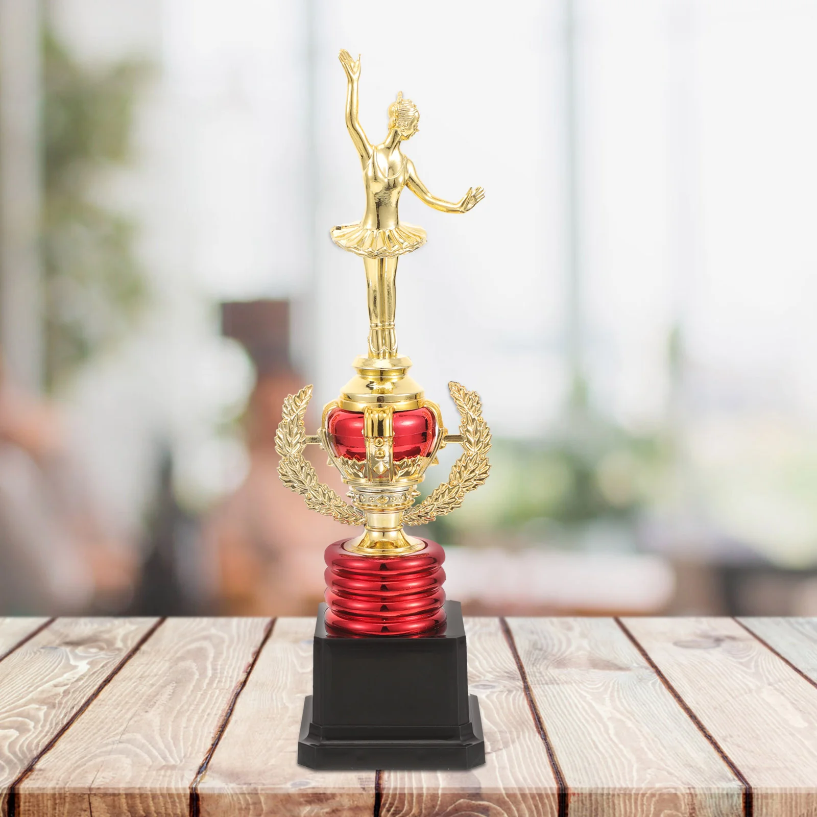 Female Trophy Award Participation Heavy Trophies Children Plastic Dancing Ballet Cups Dance Party Favors Girl Statue School