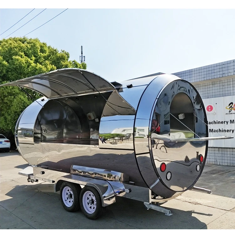 Mobile Food Cart Popsicle and Ice Inclosd Hot Dog Car Food Cart to Sell Ice Cream