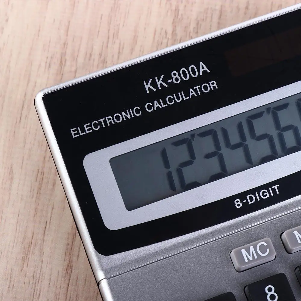 Small Size 8 Digits Display Arithmetic KK-800A Calculating Machine Electronic Calculator Calculator Calculadora