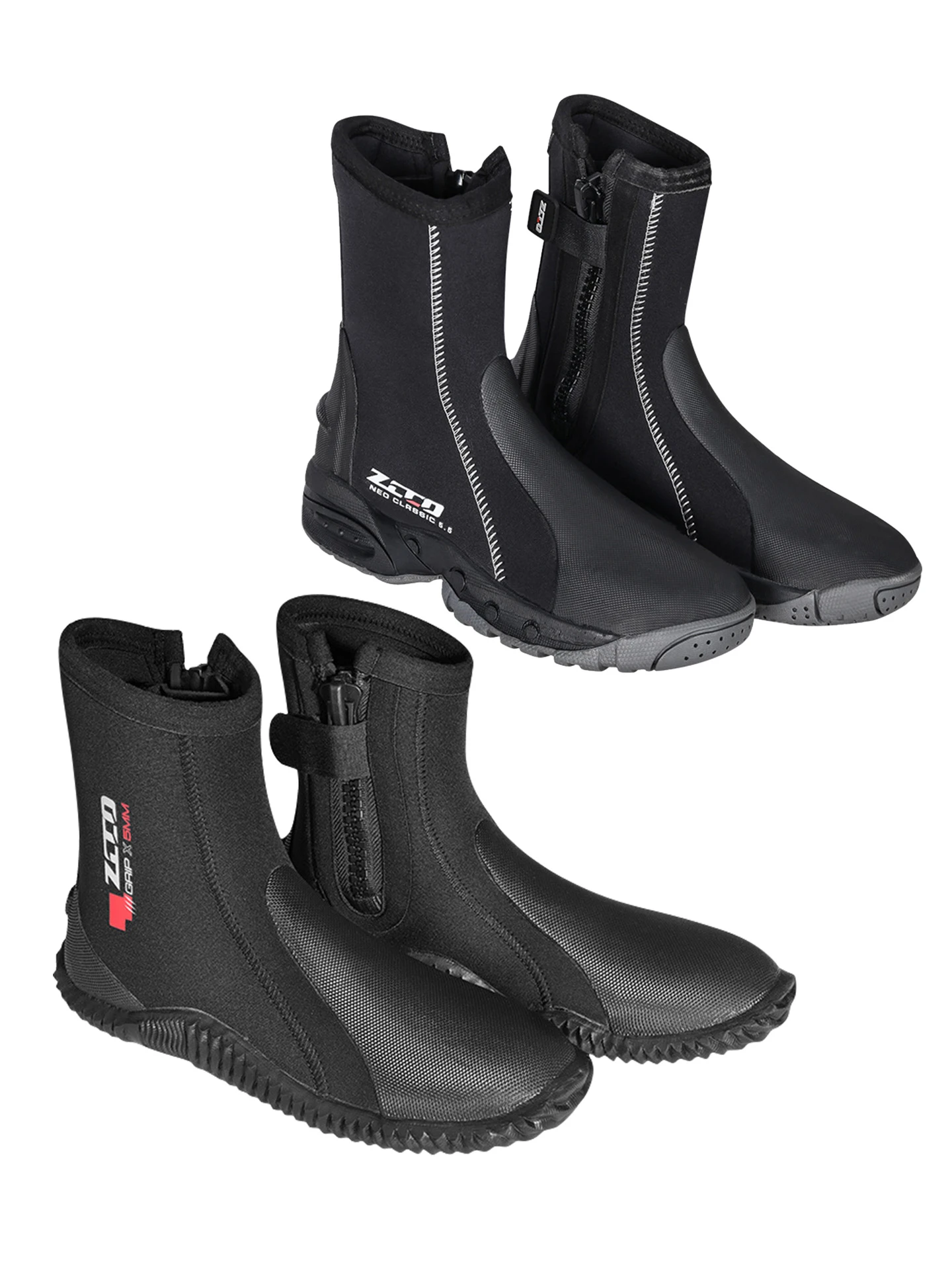 Men's and Women's 5mm Anti-Slip Diving Shoes for Beach Surfing and Wading Coral-Safe Snorkelling Footwear Water Sports Equipment