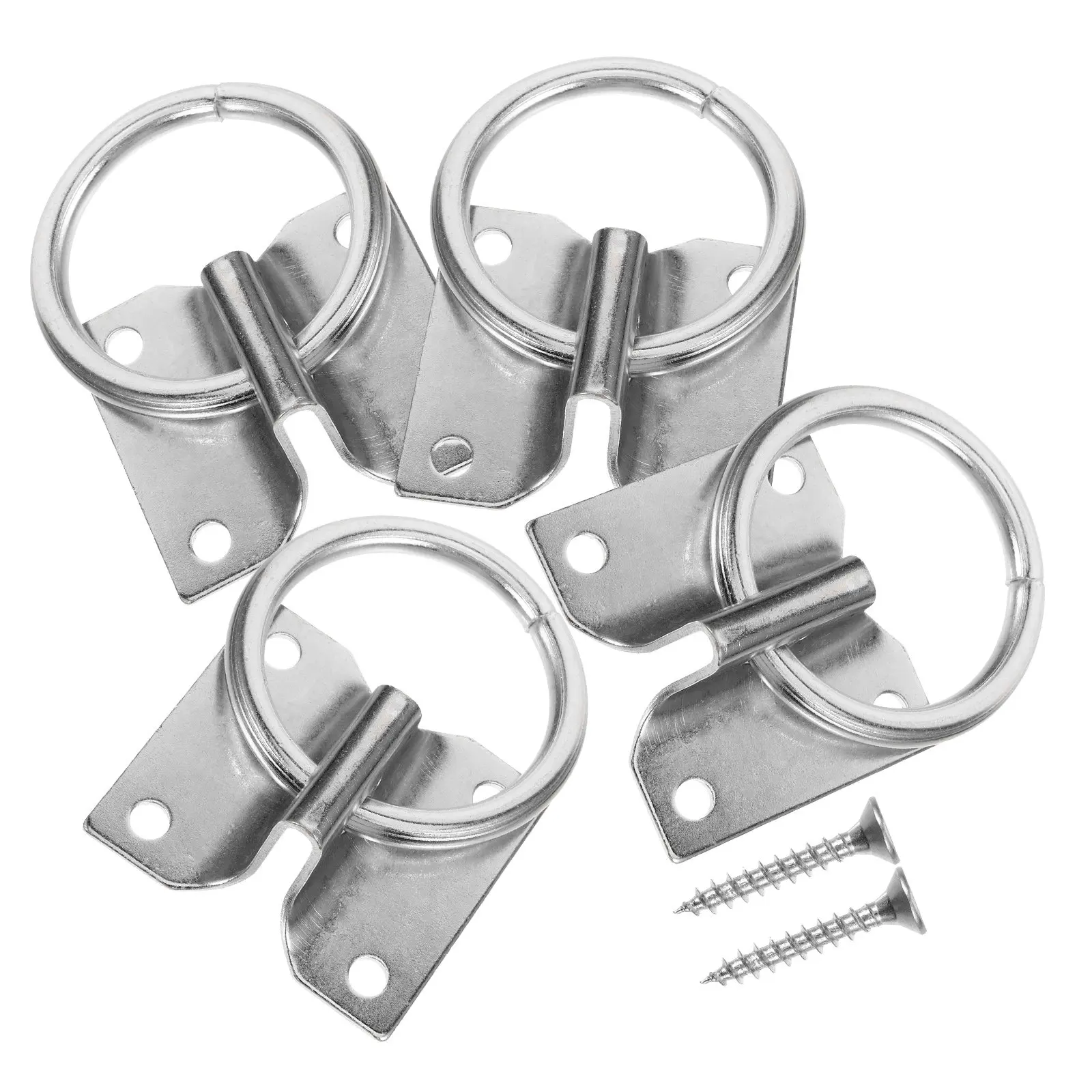 

4Pcs Horse Tie Ring Safety Buffer Release Training Equipment for Equestrian Stable Barn Outdoor Heavy Duty Metal Tie Blocker