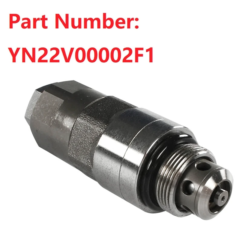 Suction Valve Metal Relief Valve YN22V00002F1 For Kobelco SK230-6E SK200-2 SK200-5 SK200-6 Hitachi EX300-5 ZAX330 Excavator