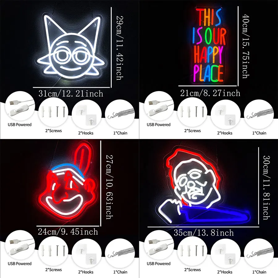 Neon Signs Of Game Series, Wall Decor For Gamers, Used For Wall Lamps In Bedrooms, E-Sports Rooms, Bars, Clubs And Man Caves.