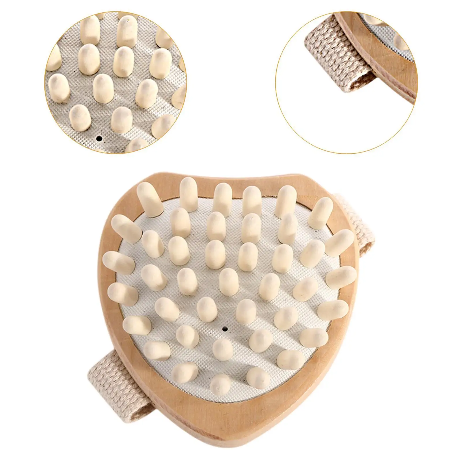 Brosse de massage en bois pour le corps, relaxation musculaire, masseur corporel pour SPA, sauna, cou