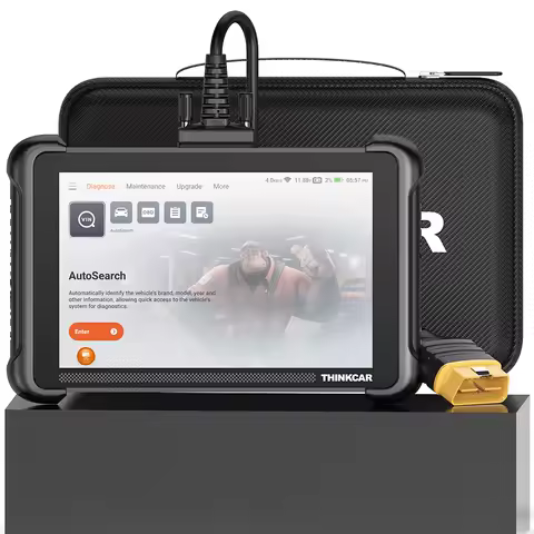 THINKCAR THINKSCAN 689 Herramienta de Diagnóstico Automotriz Gratuita de por Vida, 34 Funciones de Reinicio, Codificación de ECU CANFD DOIP, Prueba de Acción, Escáner OBD2 de Sistema Completo