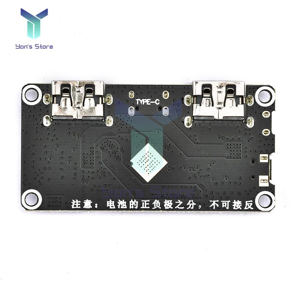 IP5328P デュアル USB 18650 バッテリー充電器 Treasure Tpye-c 3.7 V に 5 V 9 V 12 V ステップアップ高速急速充電器回路基板 QC2.0 QC3.0