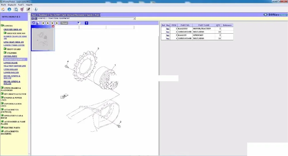 

Sumitomo Excavator Parts Catalogs [01.2010]