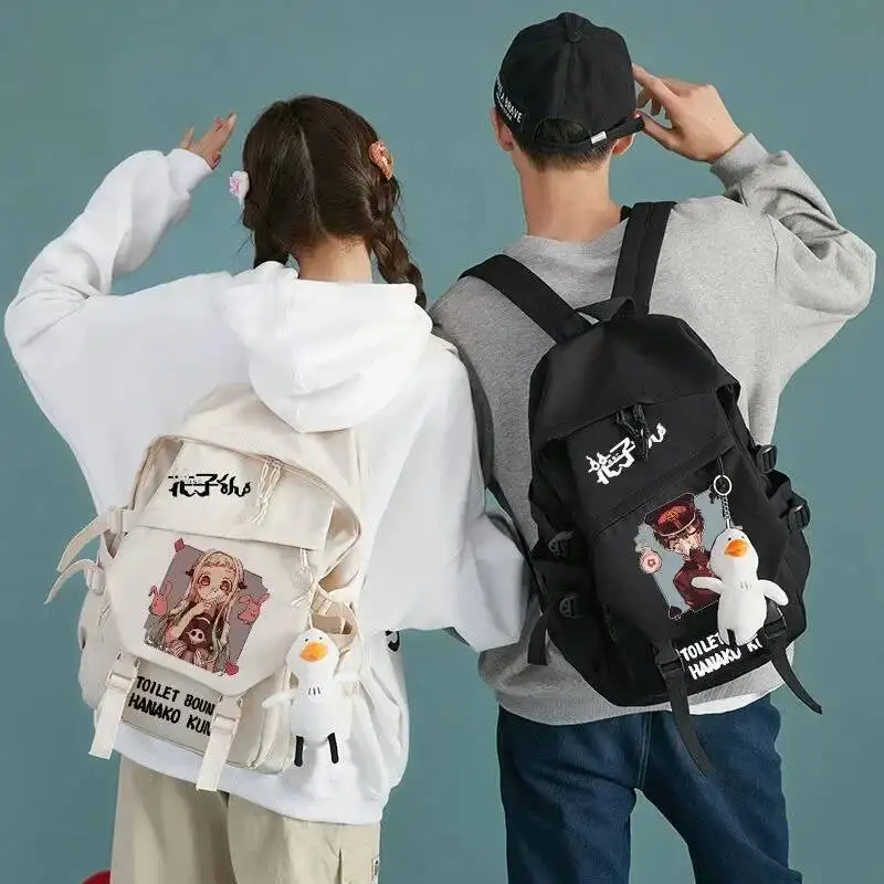 

Anime Game Jibaku Shounen Toilet-Bound Hanako-Kun Student Teens School Bags Large Capacity Backpacks