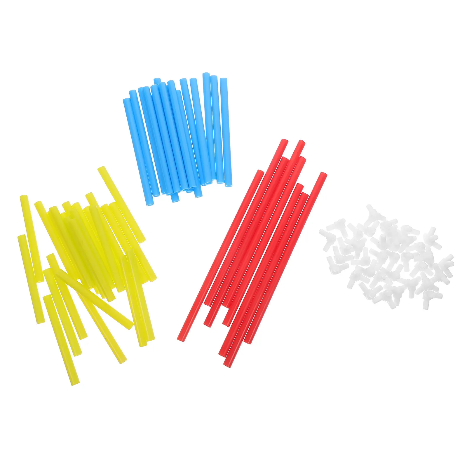 

1Set Tube Construction Set for Kids Premium Safe Smooth Material Enhances Spatial Thinking Hand Eye Coordination Sensory