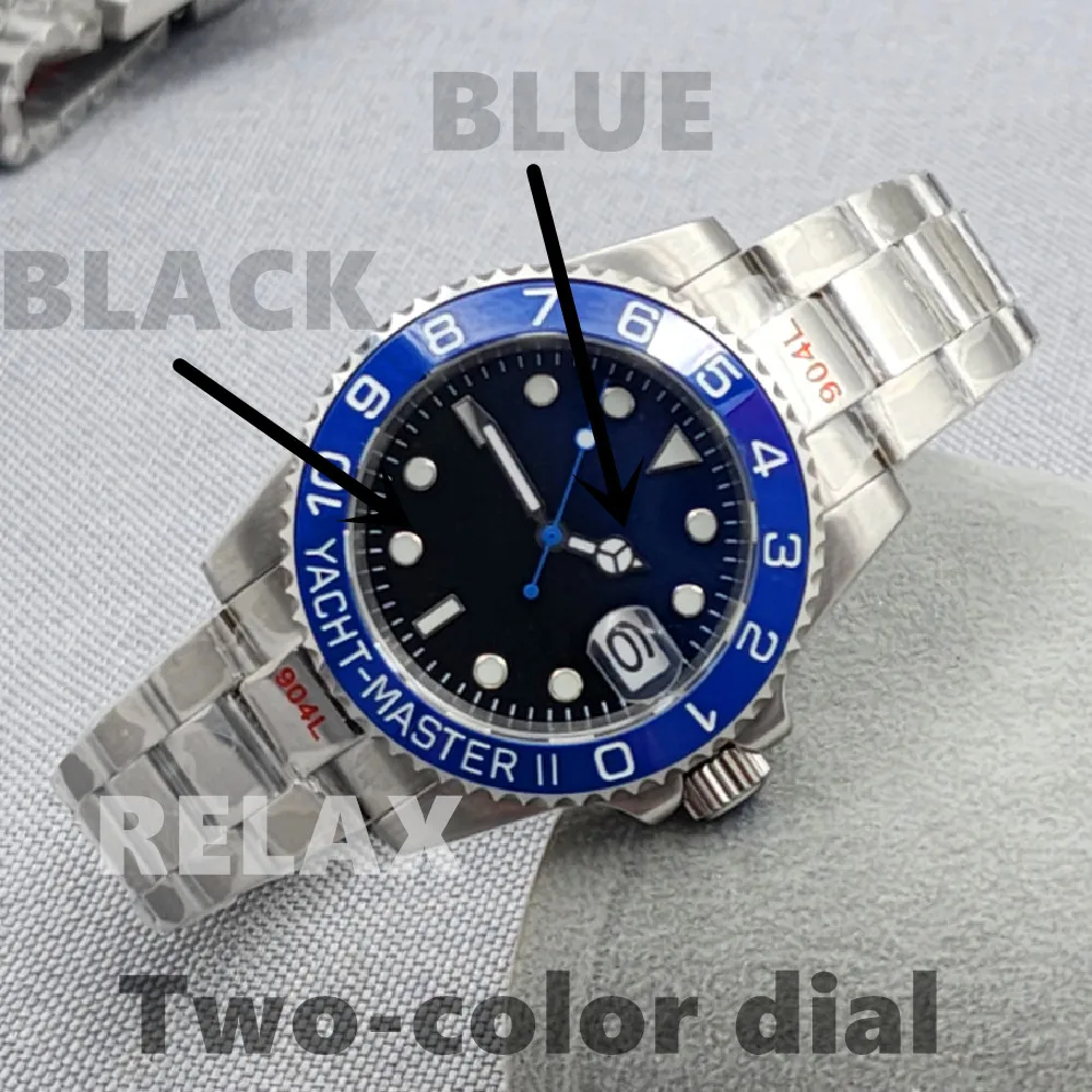 40mm Elite Version SEA Sapphire Glass Stainless Steel Watch Japan NH35 Automatic Mechanical Movement