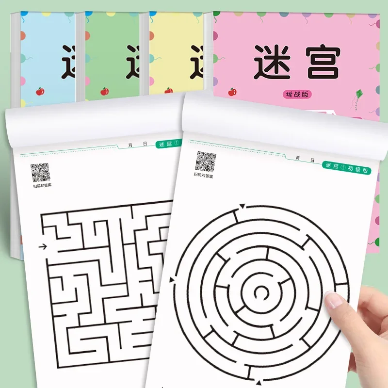 Children Maze Game Book Student Concentration Training Intellectual Development Educational Early Learning Toys Kids Gifts image 3