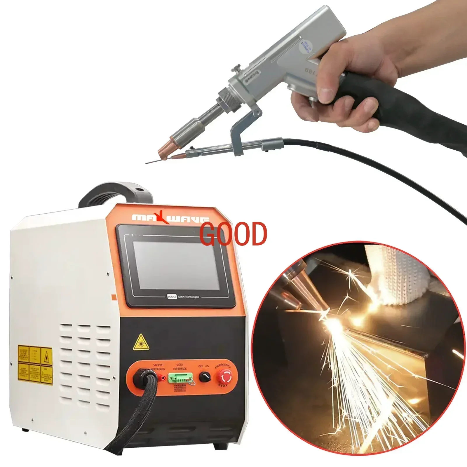Laser Welders Handheld Mini Portable Laser Welding Machine 1000w 1500w 2000w For Metal Steel Stainless Steel Easy Carry
