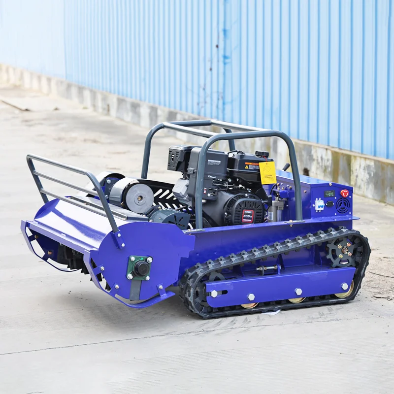 Customized Ready Stock Zero Turn Lawn Mower Self Propelled Lawn Mower Remote Control Lawn Mower For Uneven Farm Grasslan