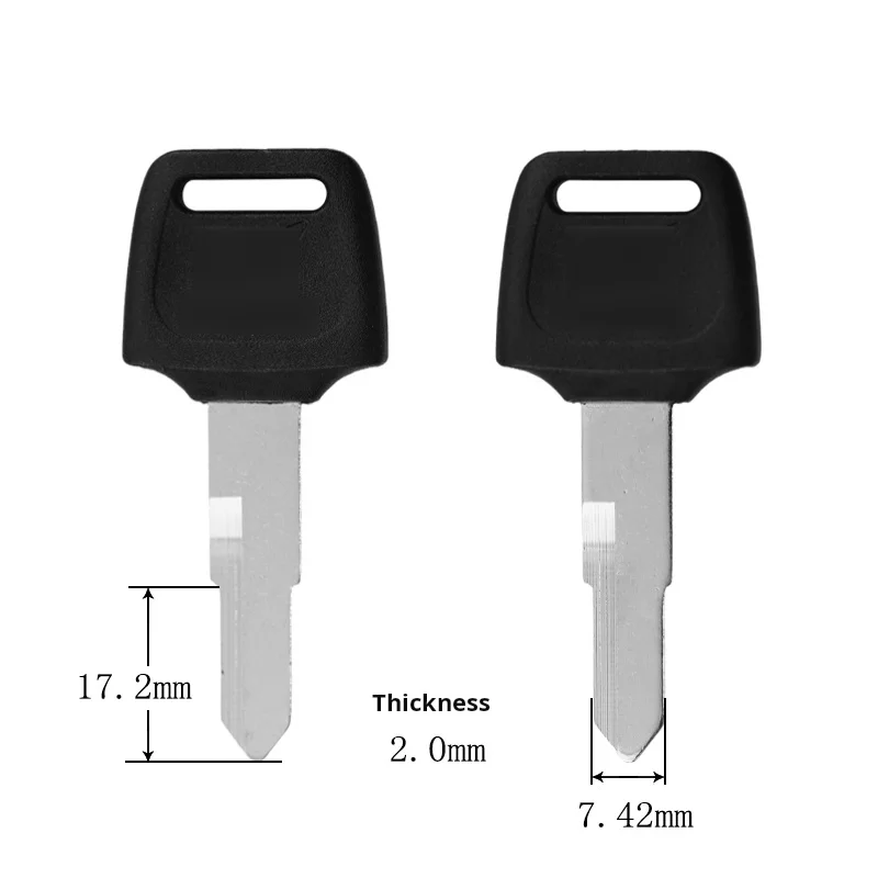 Honda motorcycle key, suitable for: Honda King 125 key embryo, durable, scratch-resistant and drop-resistant, not easy to deform