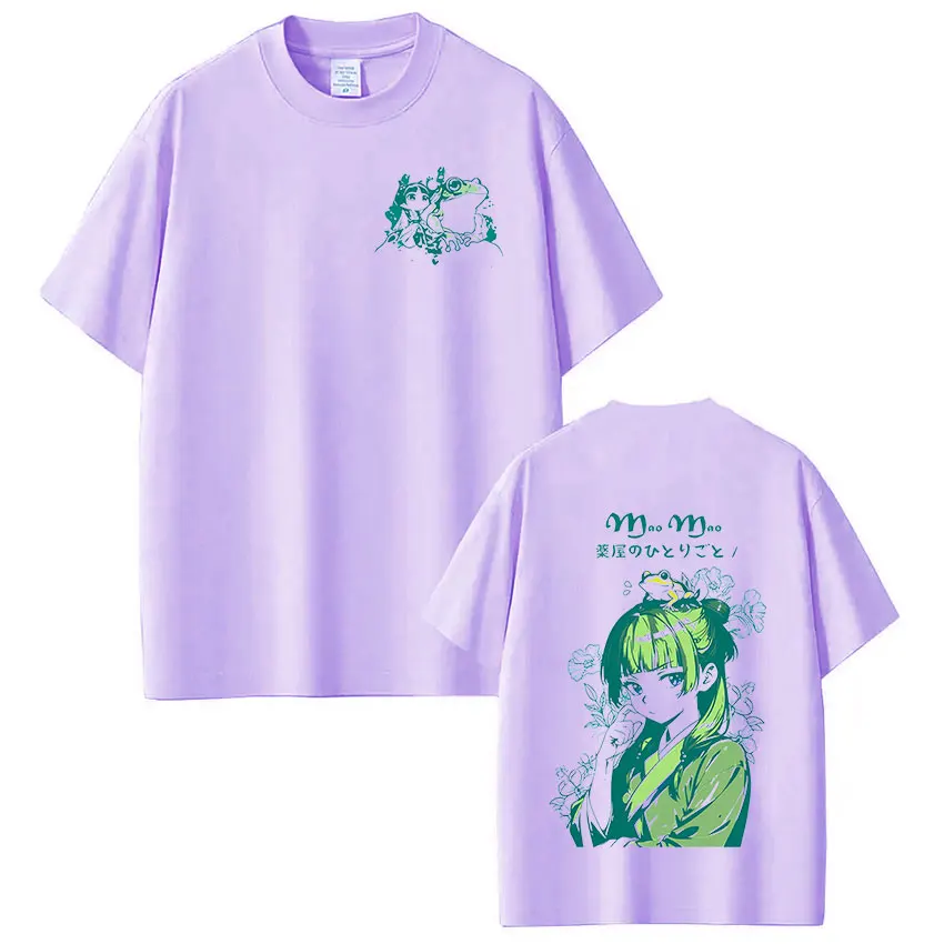 Japanisches Anime-T-Shirt „The Apothecary Diaries Maomao“ für Herren und Damen, lässige, übergroße T-Shirts mit kurzen Ärmeln, Tops, Streetwear – Detail 7