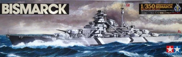 

TAMIYA assembled ship model kit 78013 German battleship Bismarck 1/350