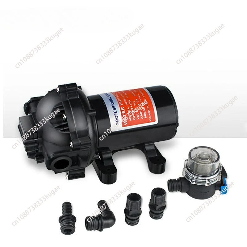 

High pressure mobile spray car wash large flow diaphragm five cavity micro DC electric yacht drainage self-priming pump
