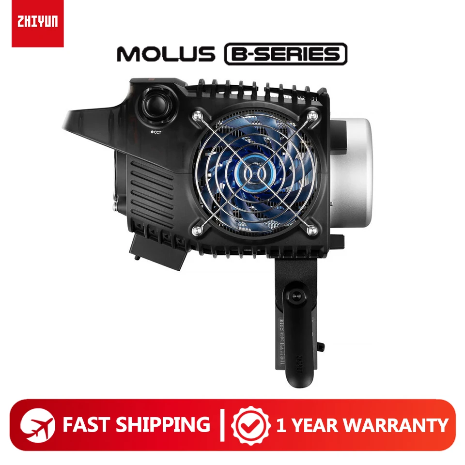 

ZHIYUN MOLUS B100 B200 B300 B500 LED Video Light Photography Lighting Fill Light for Studio Outdoor Live Streaming