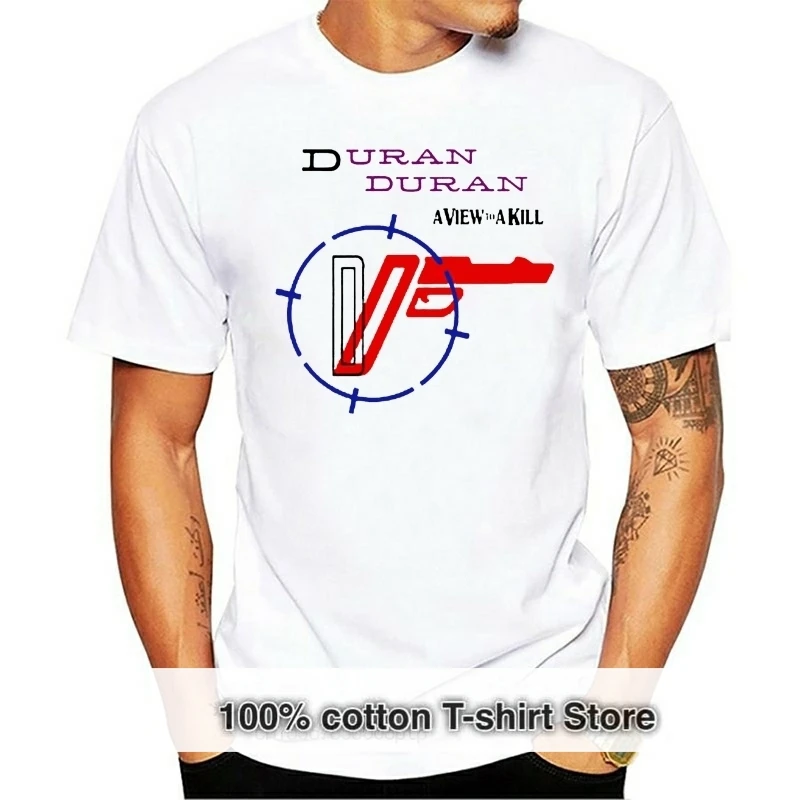 Duran Duran A View To A Kill Mens White T-Shirt Size S toXL 3XL