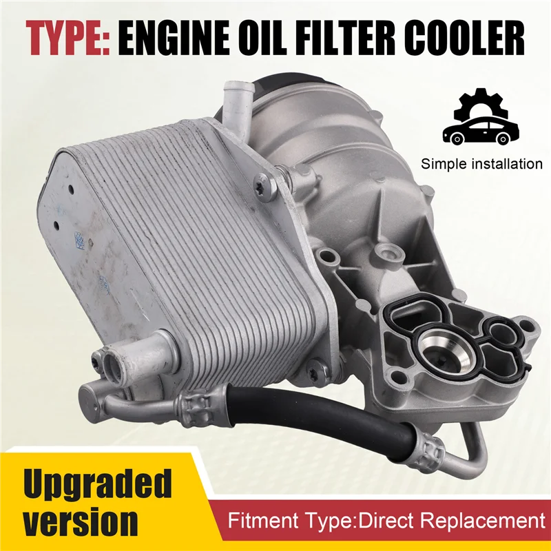 

Engine Oil Filter Oil Radiator Cooler Housing 30777914 Aluminum For VOLVO XC60 S60 3.0 2014