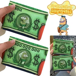 SpongeBob Card Holder Banknotes Cartoon Driver License Cover 8 Bit Card Thin Case Anime Creative Leather ID IC Credit Cards Bag