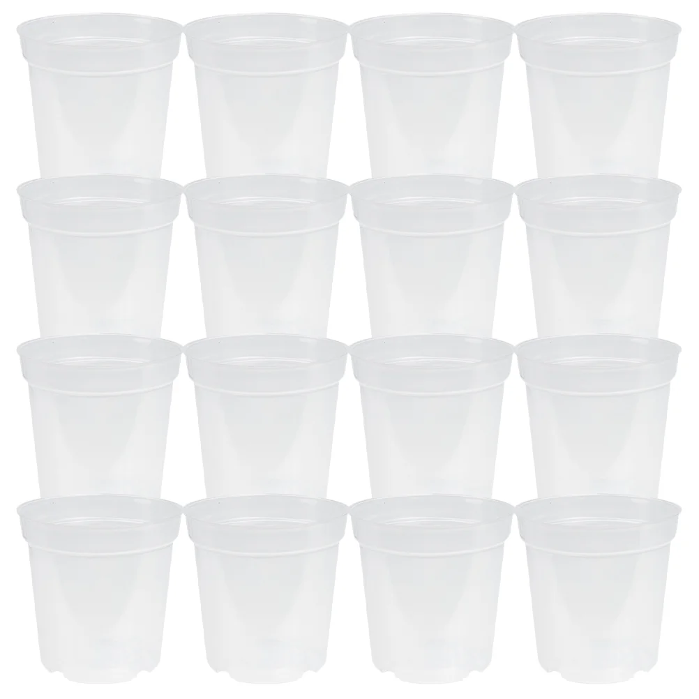 

30 Pcs Flowerpot Baskets for Plants Plastic Pots with Drainage Holes Outdoor Indoor Seedling