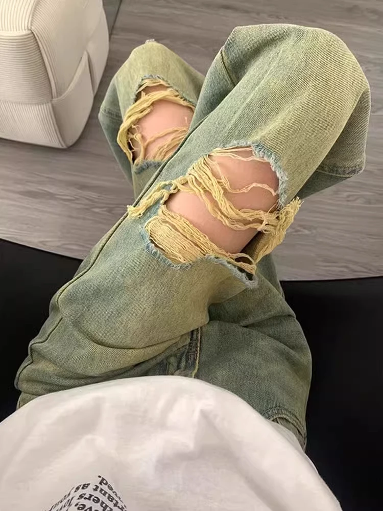 

Винтажные джинсовые джинсы больших размеров, женские джинсы с высокой талией, широкие брюки прямого кроя, высокие длинные брюки с иллюзией, пригородная одежда