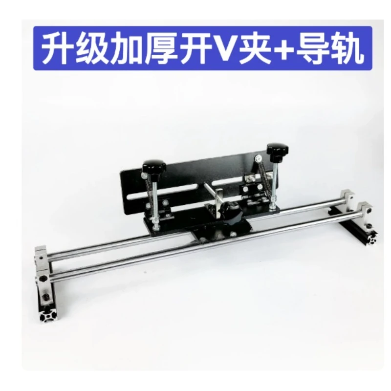 Rail V Clamp Belt Grinder DIY Fixed Angle Sharpening Jig for Knife Blank Rough Grinding