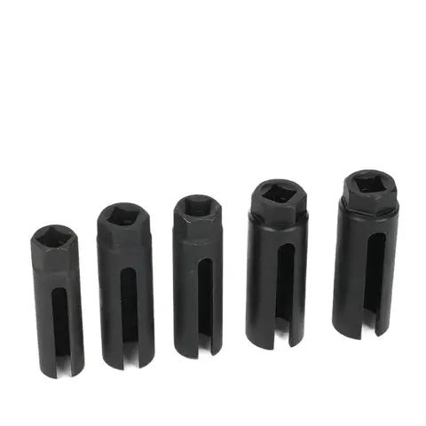 자동차 뒷바퀴, 측면 오프닝 렌치, 14mm 17mm 19mm 21mm 22mm 24mm 센서 소켓 툴킷 용 1 개 전문 6 포인트 소켓