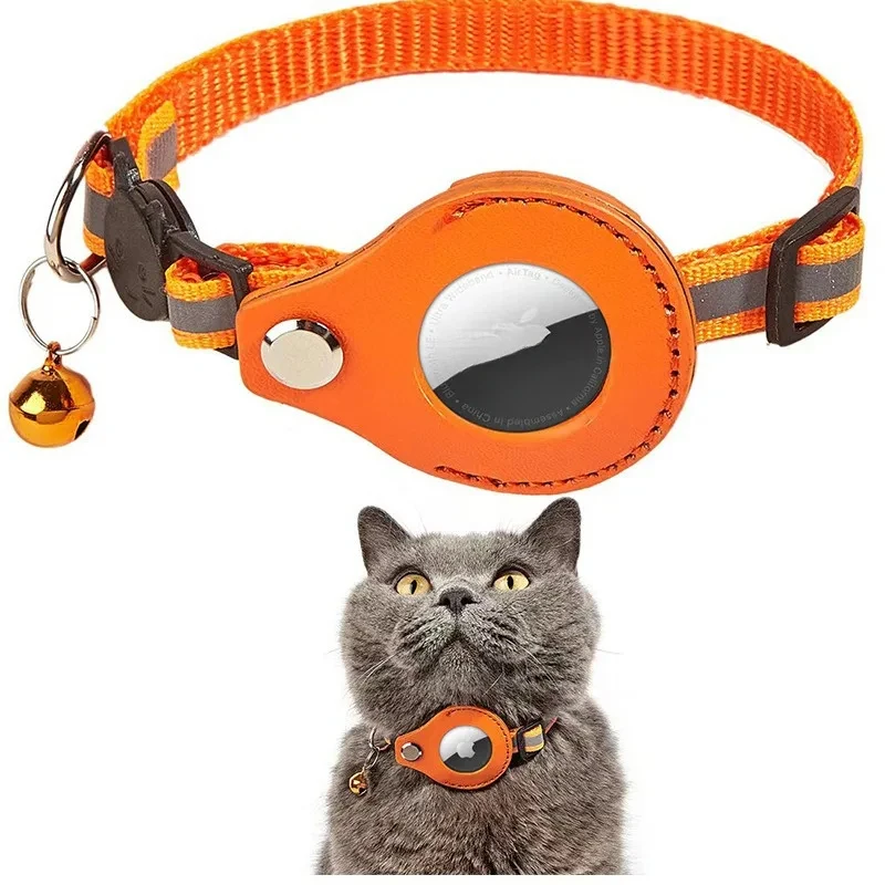 Anti-Lost Pet Cat Collar For The Apple Airtag Protective Tracker Anti Lost Positioning Collar（No locator is included）