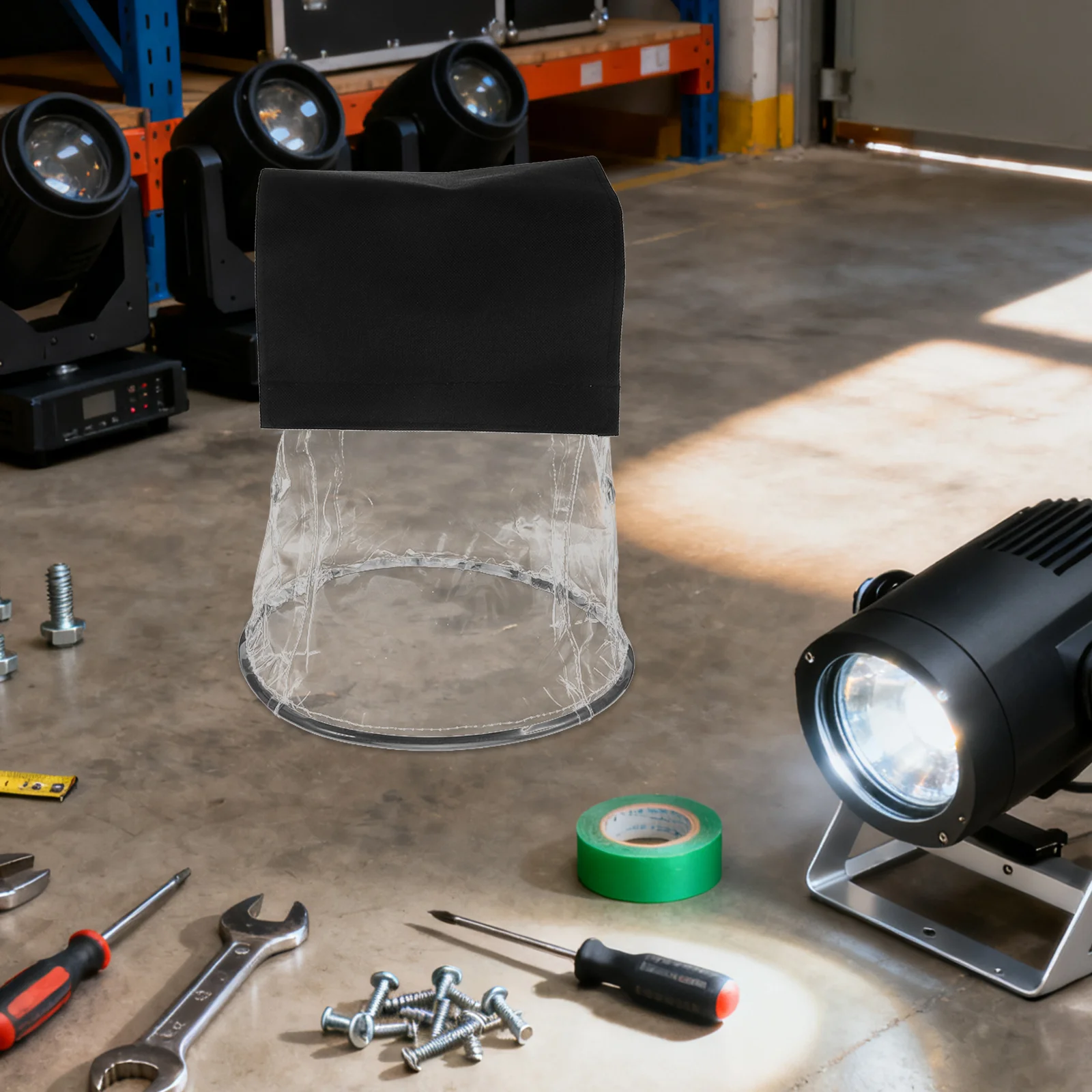 

Stage Light Rain Cover Waterproof Moving Head Light Shield Transparent Protection for LED Par Lights Concerts Parties