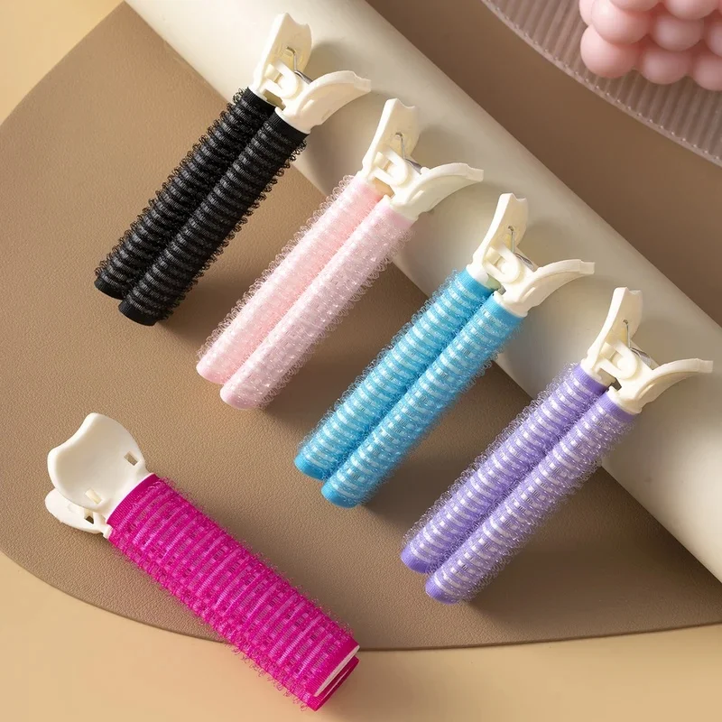 1/2/4pcs Natural Hair Root Fluffy Clips Hairpin Curly Hair Rollers Culers Bangs Hair Styling Hairs Lazy Korean Hair Accessories