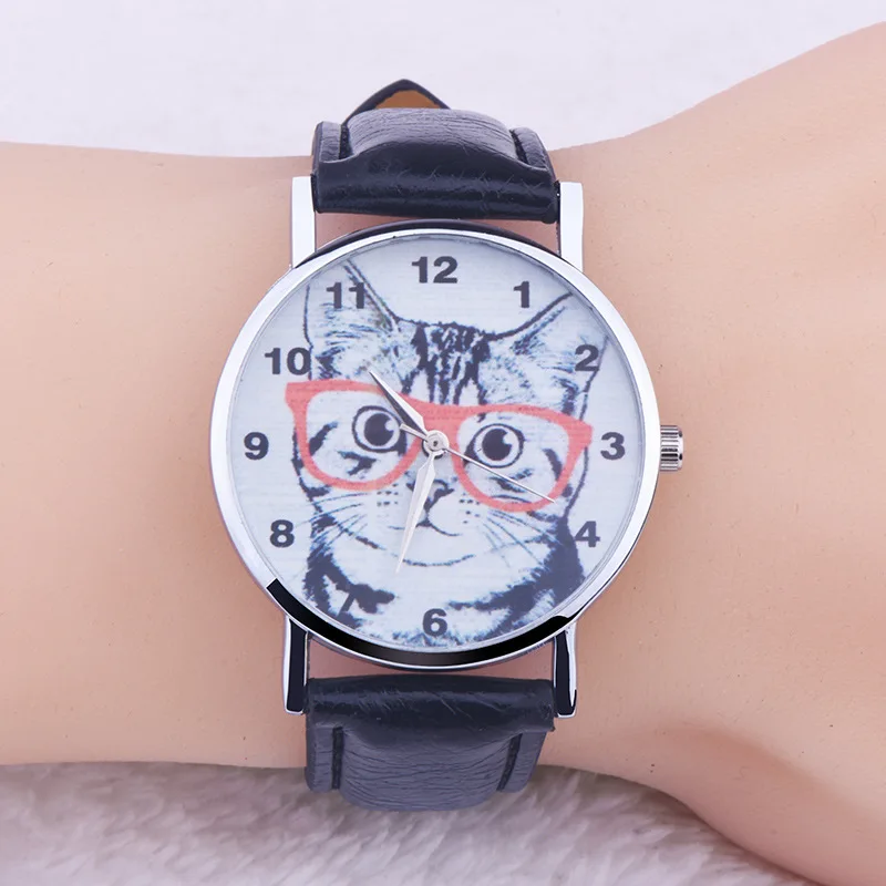 

Foreign Trade Cute Lady Simple Fashion Trendy Eyes Style Literal watch Student's Women's