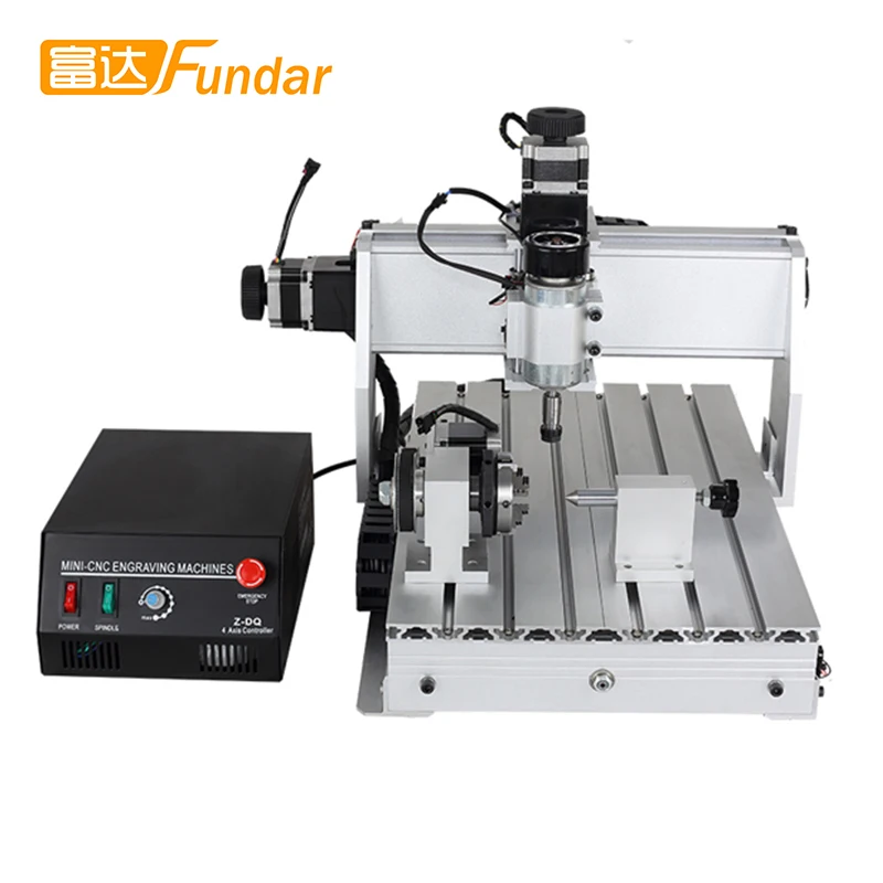 

Hot Sale CNC 3040 Z-DQ mini 3D 4 Axis Carving Milling Engraving Wood CNC Router Machine