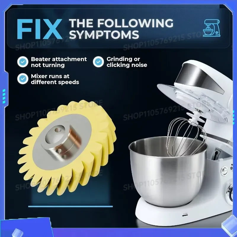 2pcs W10112253 Mixer Worm Gear Replacement Part Perfectly Fit for Kitchenaid Mixers Replaces 4162897 4169830 5K45SS 5KPM5 - view 3
