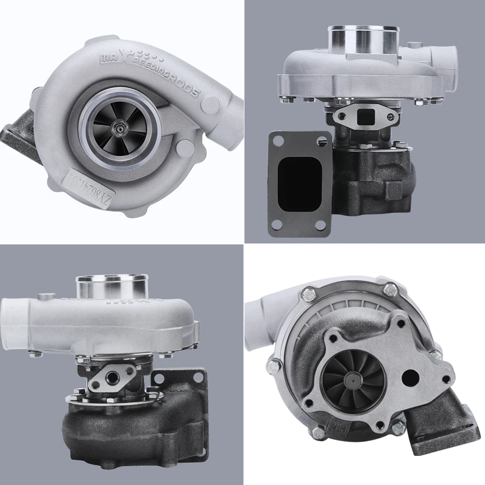 Turbocompresseur universel T04E T3/T4 .57A/R 74.2, 400 + HP refroidi à l'huile