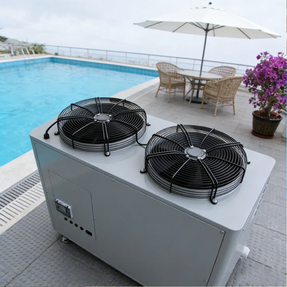 2026 High Efficiency Electric Swimming Pool Heat Pump Spa Water Heater R32 Outdoor Use WiFi Control Instant Heating Cooling