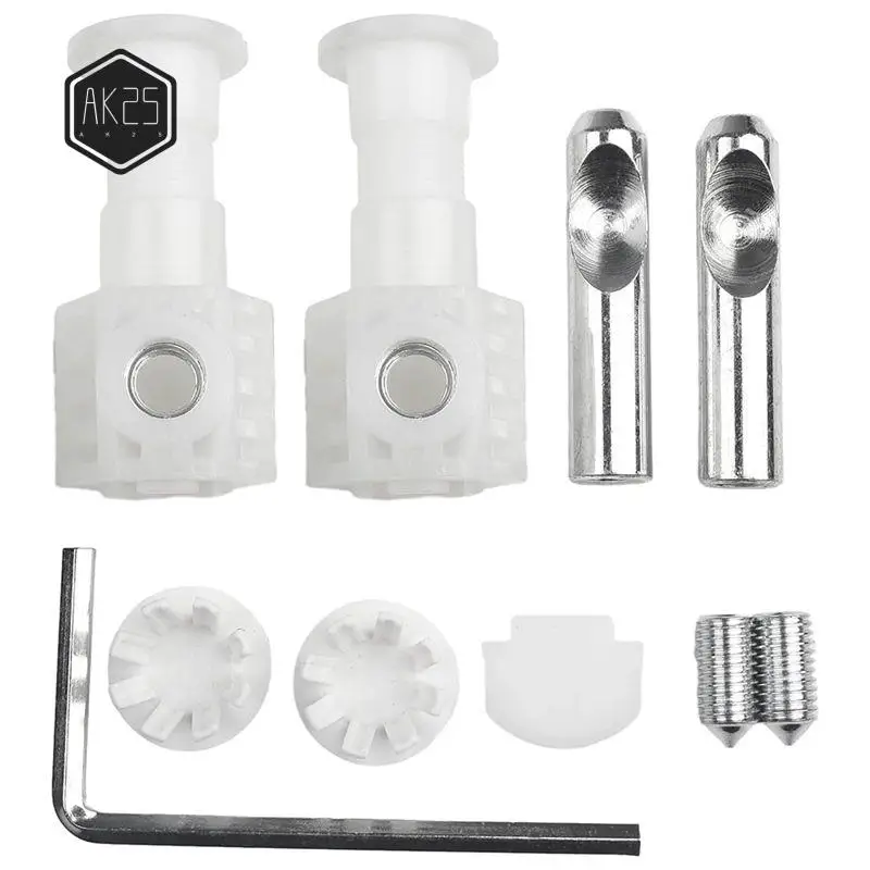 

AK25-Wall Hung Toilet Fixing Bolts Kit Zinc Plated Metal Fasteners For Secure Wall Mounting, Easy Installation
