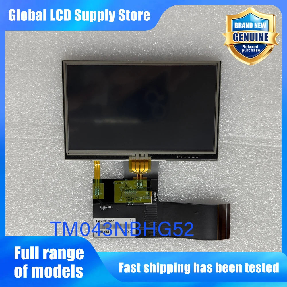 TM043NBHG52 New Original A-Grade 4.3 inch 480x272 LCD Display Screen for Industrial Equipment TM043NBHG52-01