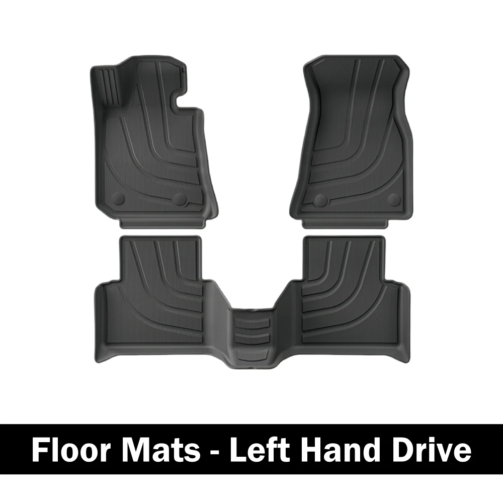 Für BMW i3 2023-2024 Bodenmatte TPE Kofferraummatte Gepäckmatte Wasserdicht Rutschfest Teppich Linkslenker – Detail 2